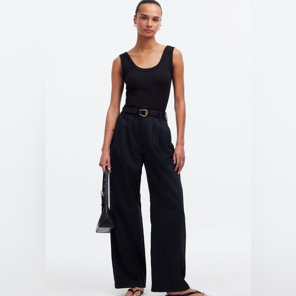 Madewell Petite Harlow Wide-Leg Pant